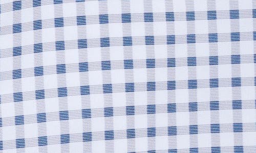 Tom Baine Performance Stretch Winkle Free Button-up Shirt In Blue