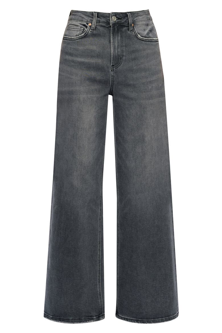 Judy High Waist Wide Leg Jeans, Alternate, color, CHARCOAL