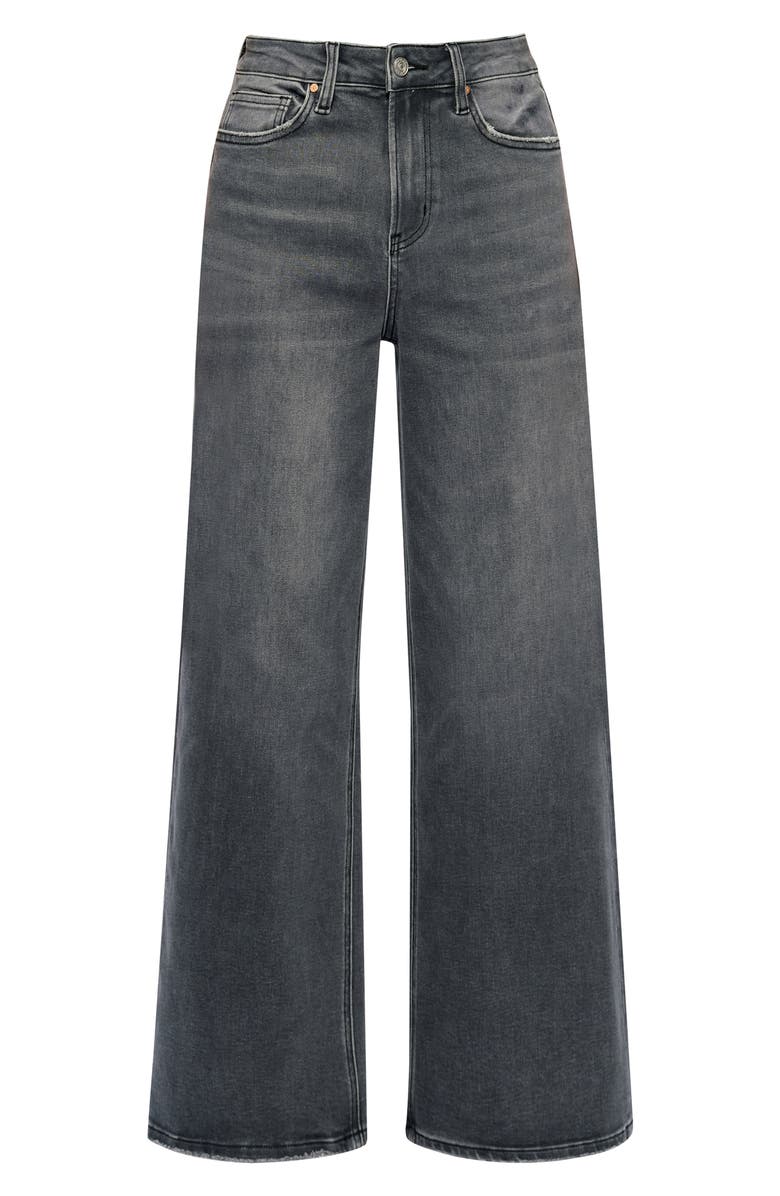 Bayeas Judy High Waist Wide Leg Jeans, Alternate, color, Charcoal