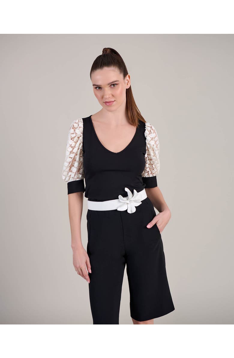 Anne Fontaine Brook T-Shirt, Alternate, color, Black