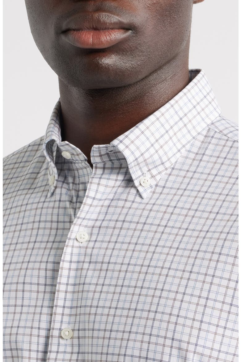 Harrison Stretch Button-Down Shirt, Alternate, color, COTTAGE BLUE
