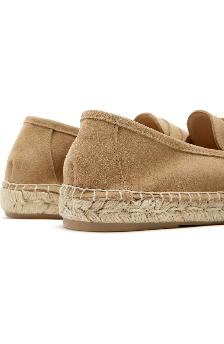 La Canadienne Cash Espadrille Loafer, Alternate, color, Sand Suede