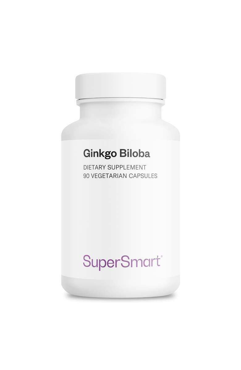 SuperSmart Ginkgo Biloba 180mg per Day, Main, color, NO COLOR