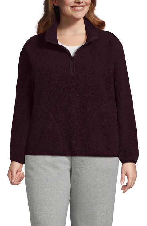 Half Zip Cozy High Pile Fleece Pullover