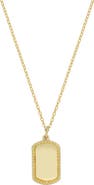 Bony Levy 14K Gold Tag Pendant Necklace