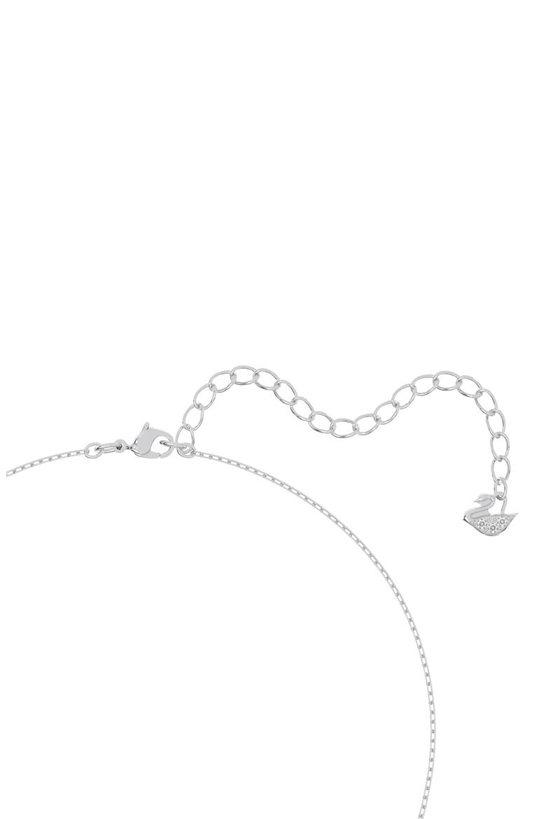 Sparkling Dance Pendant Necklace & Stud Earrings Set, Alternate, color, SILVER