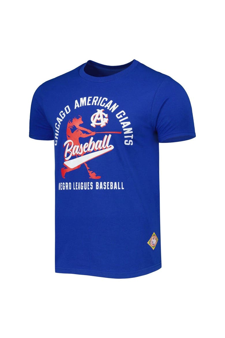 Men's Stitches Royal Chicago American Giants Soft Style T-Shirt, Alternate, color, Royal