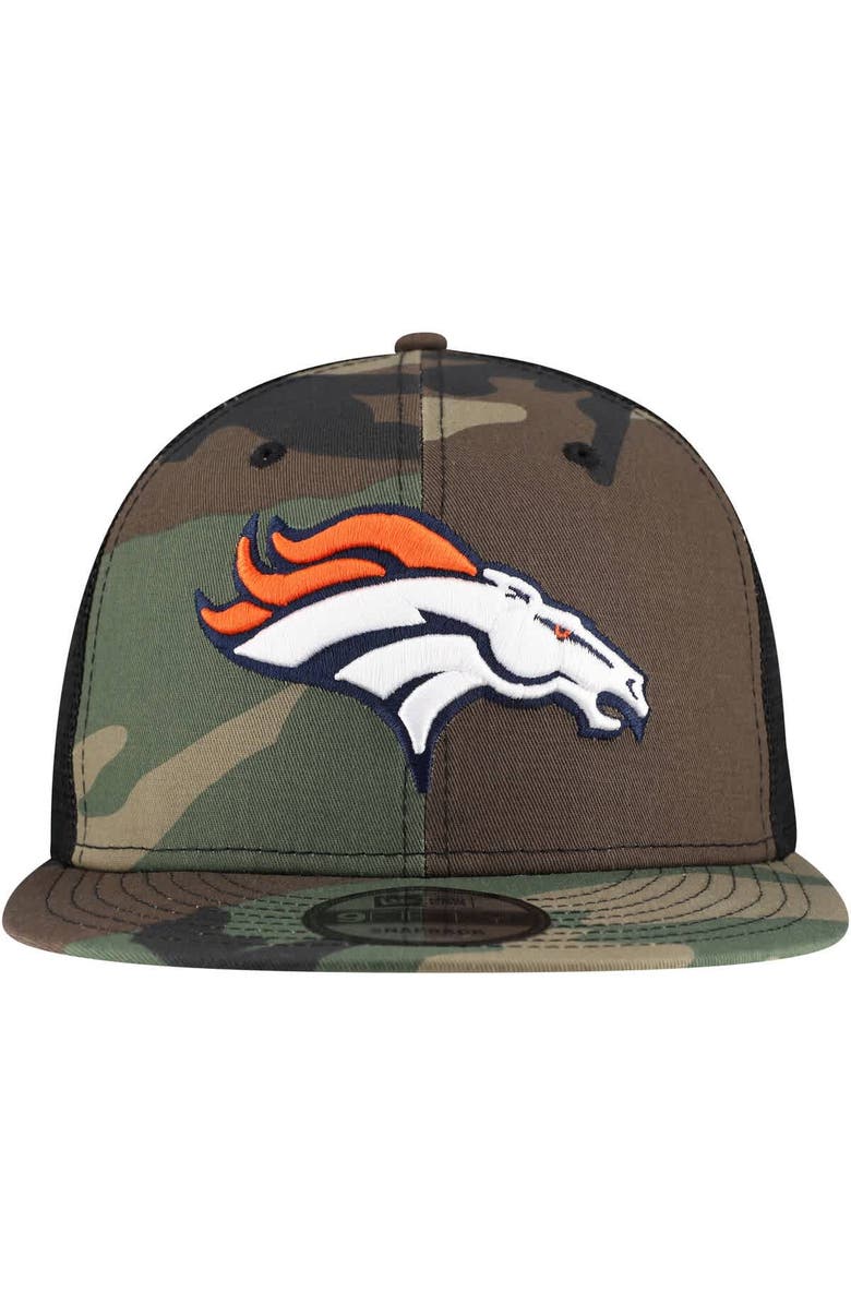 New Era Men's New Era Camo Denver Broncos  Main Trucker 9FIFTY Snapback Hat, Alternate, color, 