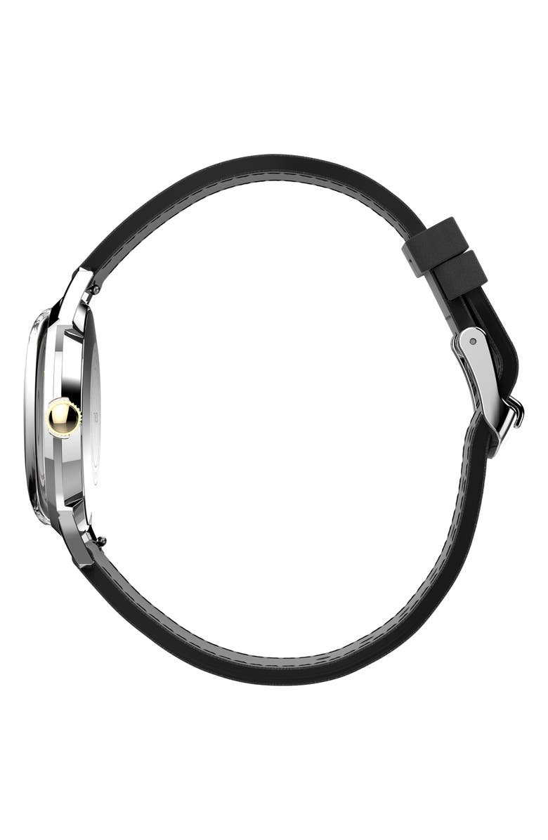 Timex<sup>®</sup> Marlin Mechanical Leather Strap Watch, 34mm, Alternate, color, 