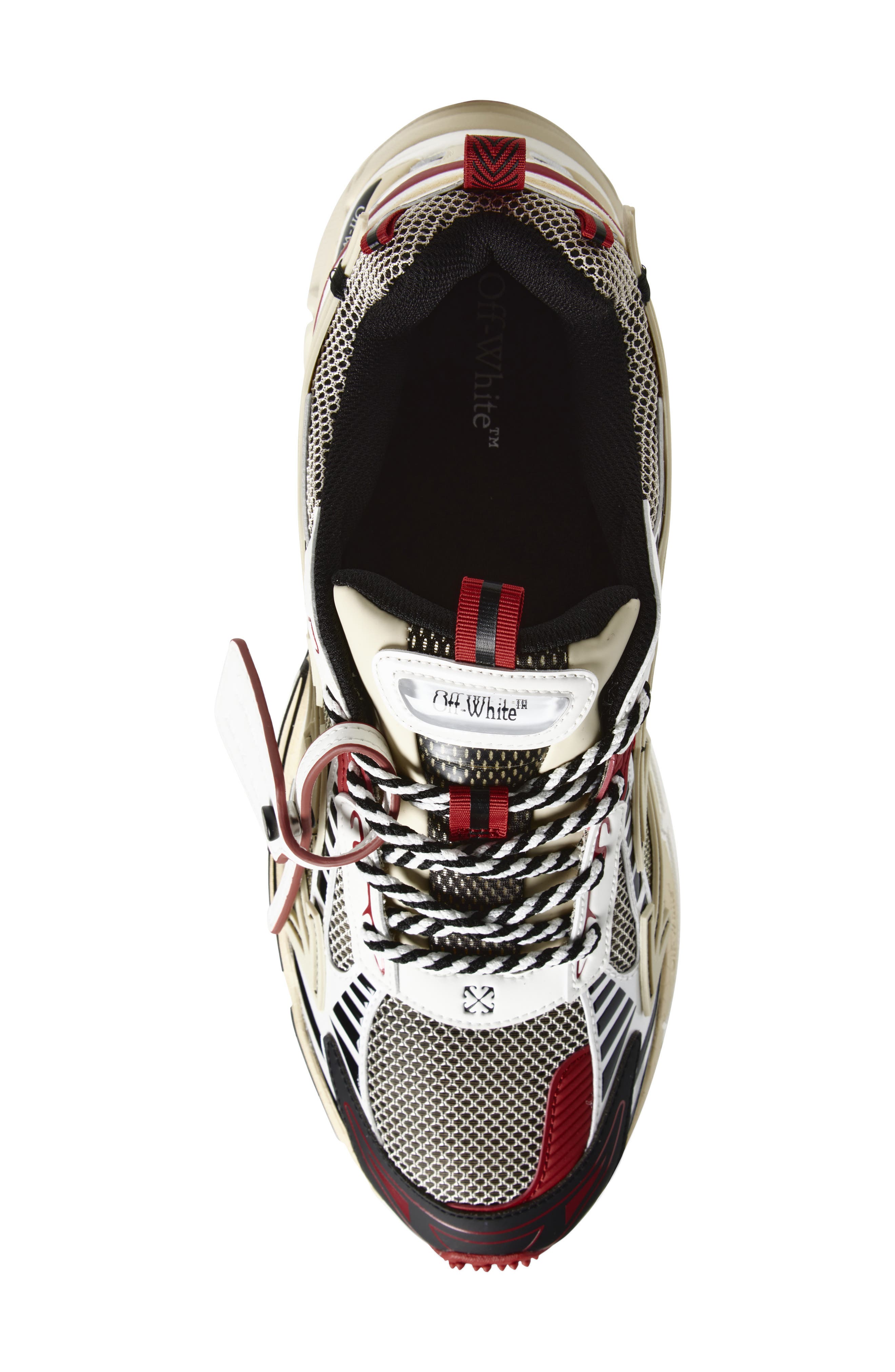 Off-White Be Right Back Sneaker, Alternate, color, Sand - Red