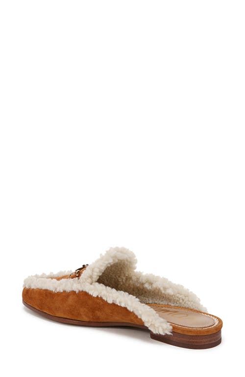 Sam Edelman Linnie Faux Shearling Mule In Harvest Brown