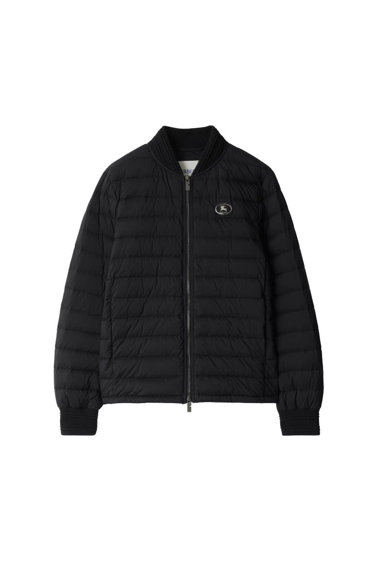 Nylon Puffer Jacket, Alternate, color, Black