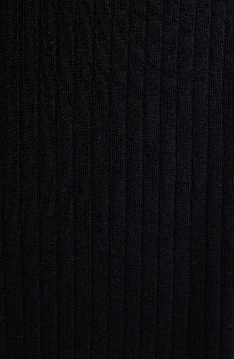 Anne Klein Rib Wrap Front Wool Skirt, Alternate, color,