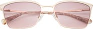 Ted Baker London 56mm Polarized Square Sunglasses