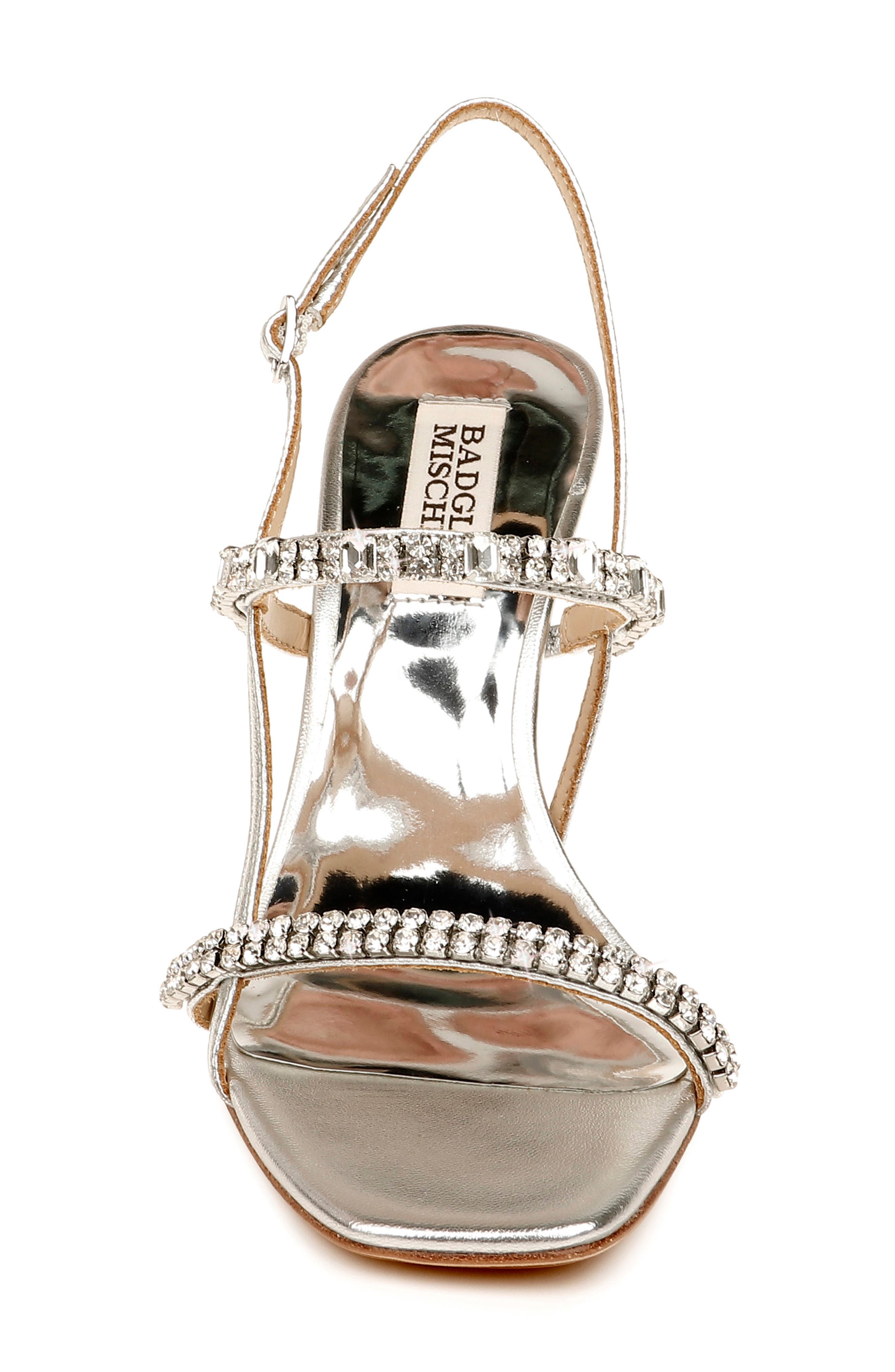 Zane Slingback Sandal, Alternate, color, SILVER NAPPA LEATHER
