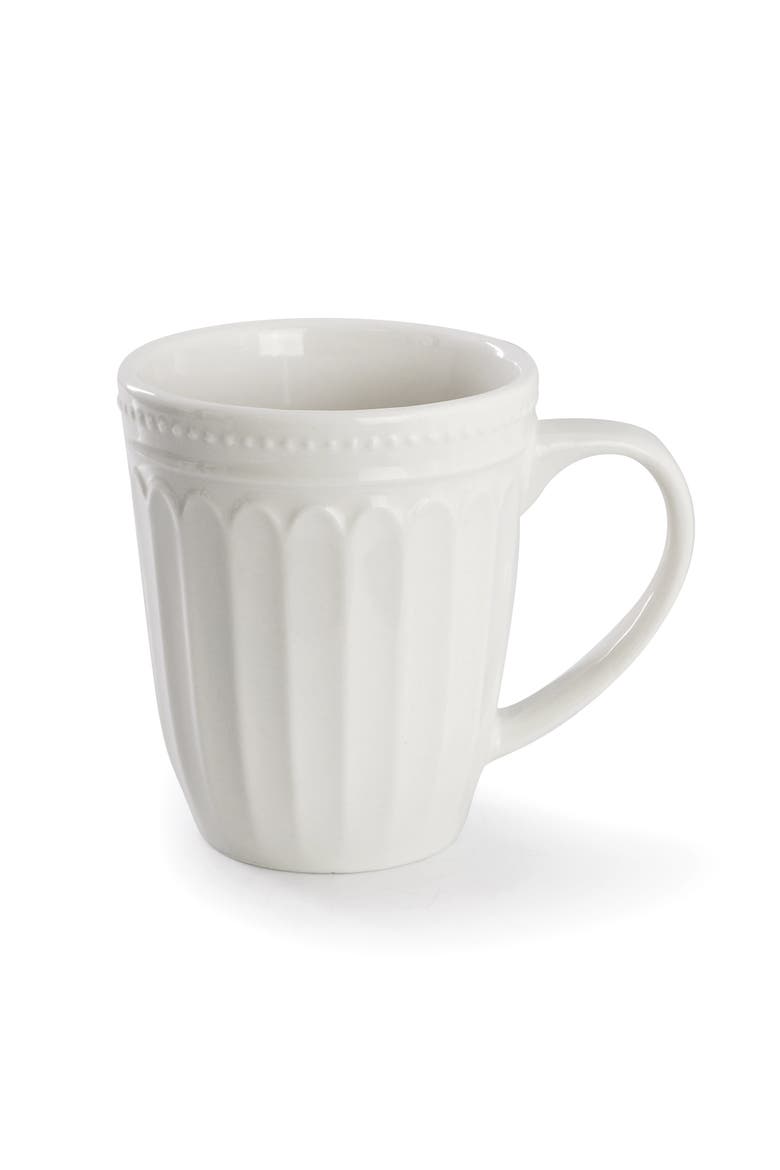 Hansel 16 Piece Stoneware Dinnerware Set in White, Alternate, color, White