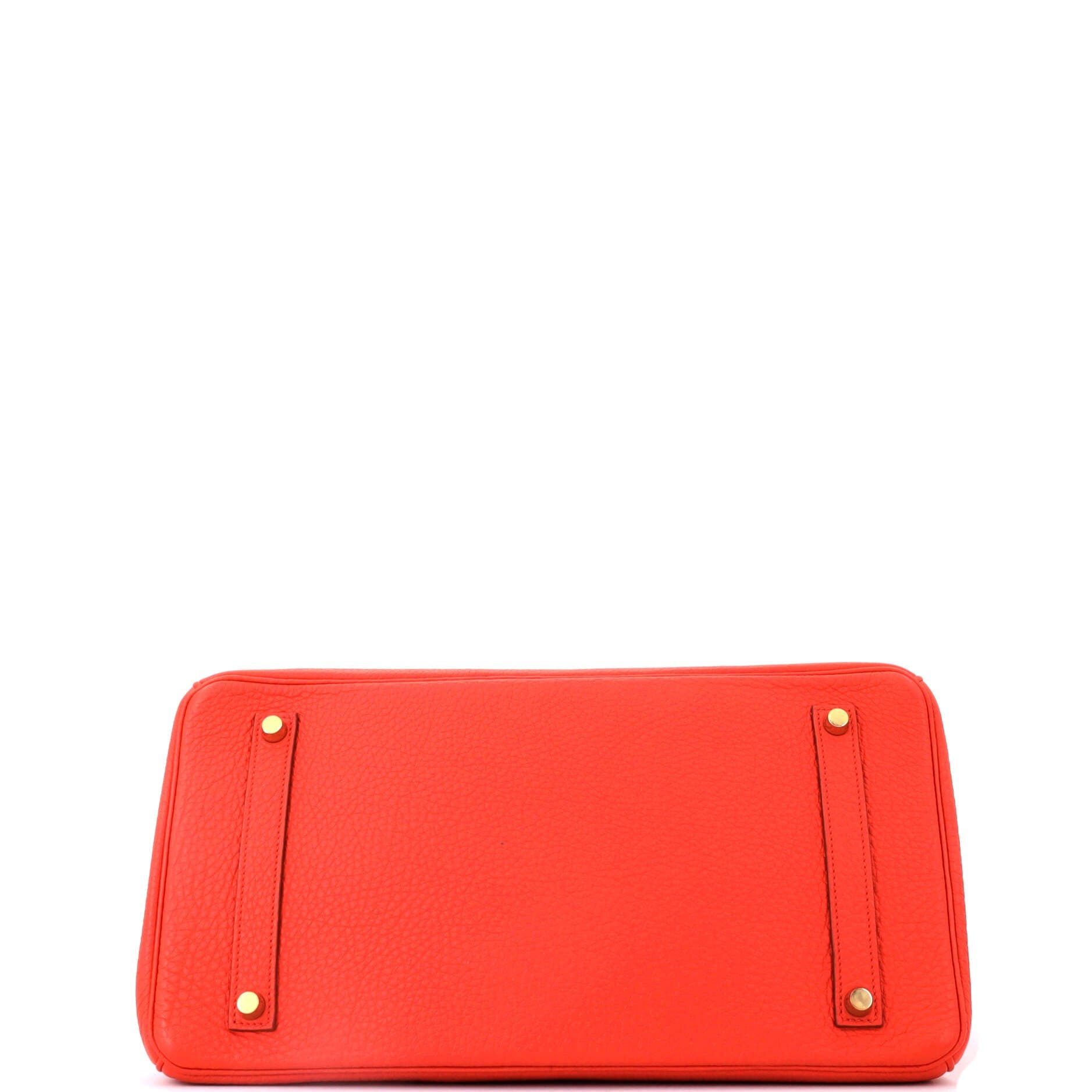 Pre-Owned Hermes Birkin Handbag Orange Togo with Gold Hardware 35, Alternate, color, Capucine