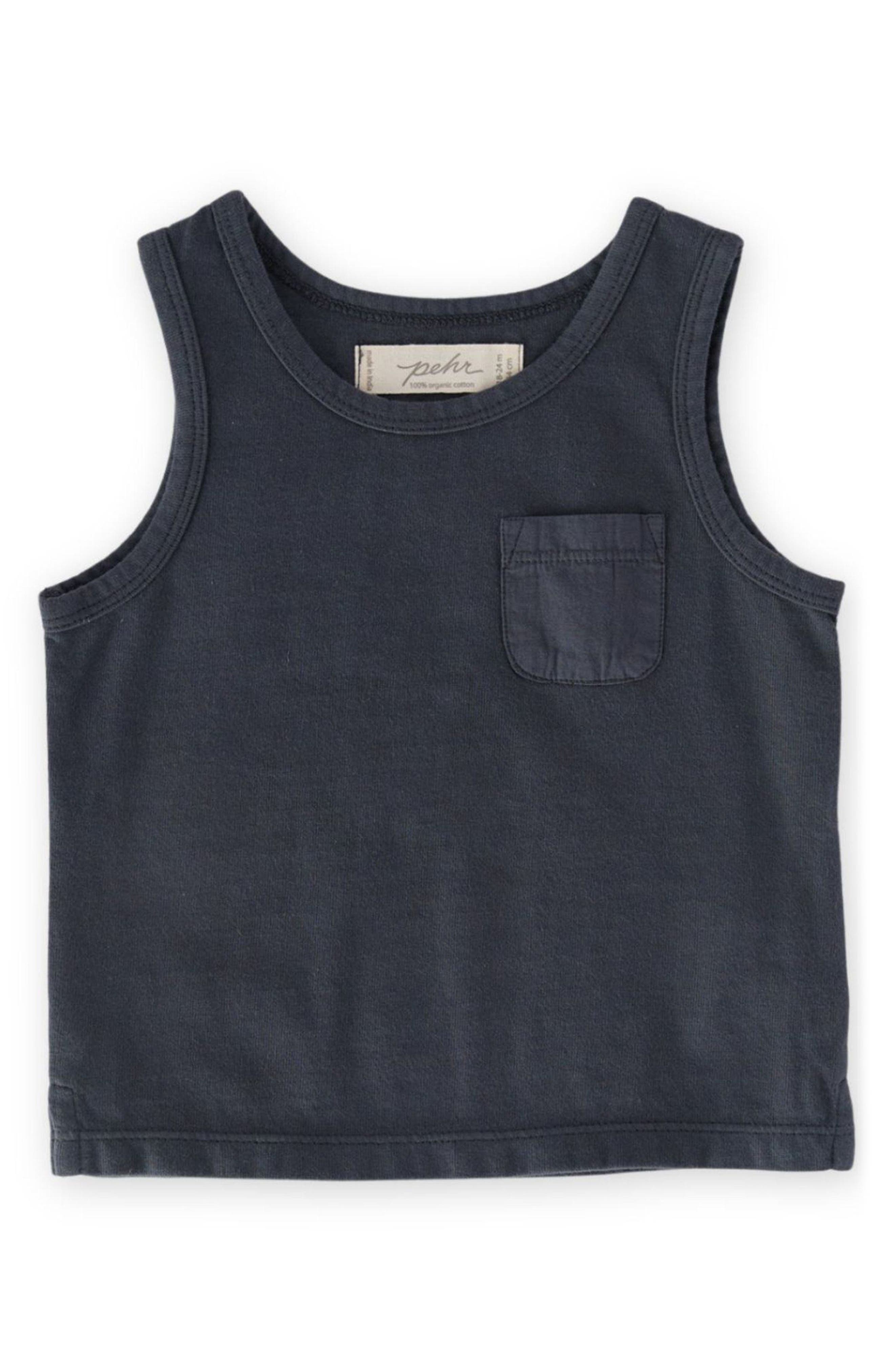 Pehr Kids' Garment Dye Tank In Blue