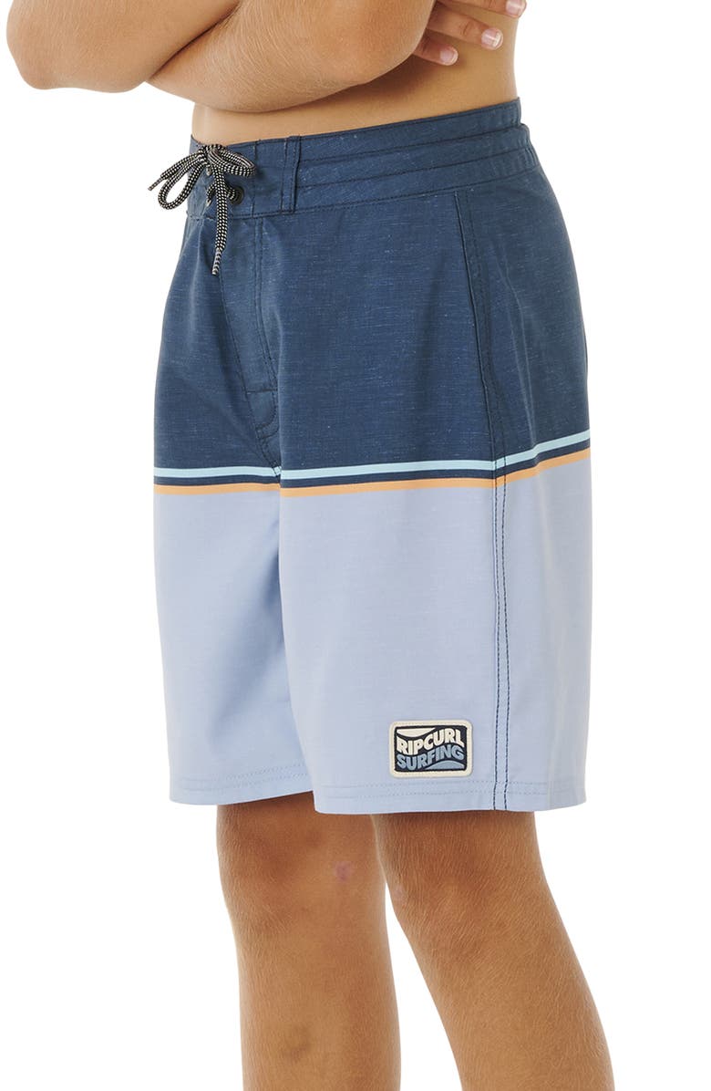 Rip Curl Kids' Streamline Stripe Board Shorts, Alternate, color, Navy