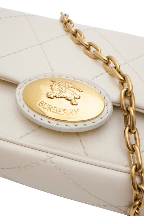 Burberry Strand Quilted Leather Clutch Bag