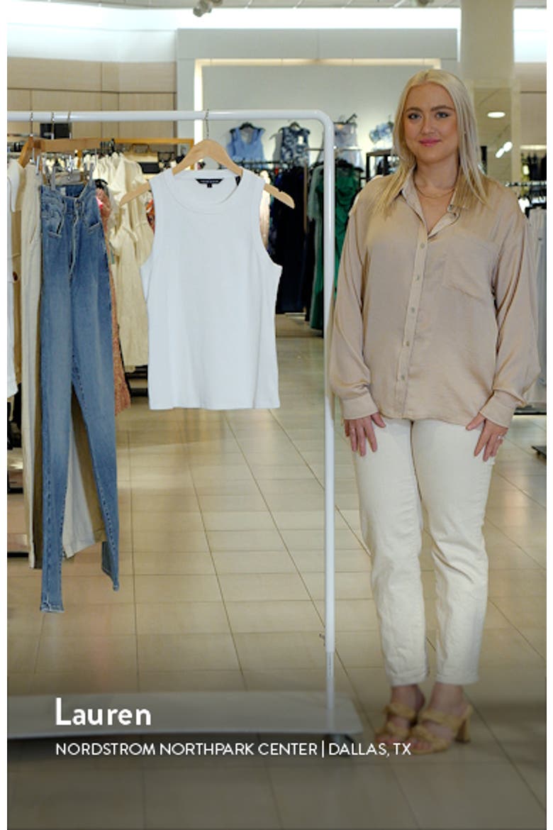 Jordyn Stretch Cotton Rib Tank video