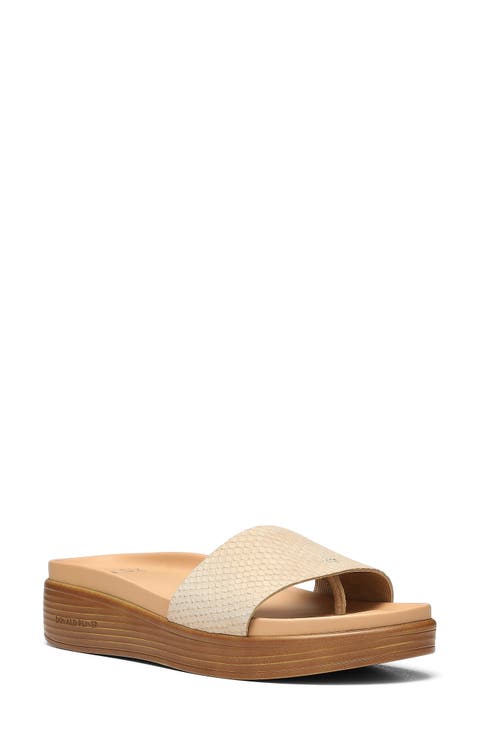 Fiji Suede Slide Sandal (Women)
