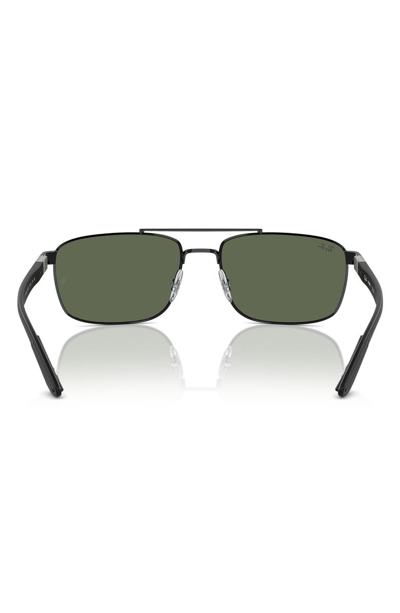 Ray-Ban 60mm Rectangular Sunglasses, Alternate, color,