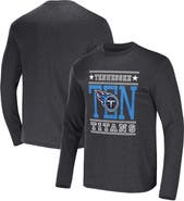 NFL X DARIUS RUCKER Men's NFL x Darius Rucker Collection by Fanatics Heathered Charcoal Tennessee Titans Long Sleeve T-Shirt