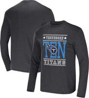 NFL X DARIUS RUCKER Men's NFL x Darius Rucker Collection by Fanatics Heathered Charcoal Tennessee Titans Long Sleeve T-Shirt