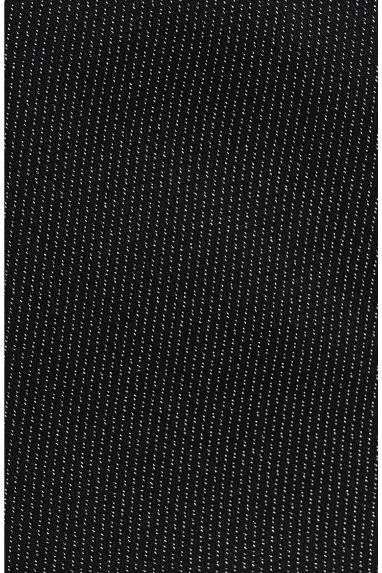 Sparkle Stripe Print Tie, Alternate, color, BLACK/ SILVER
