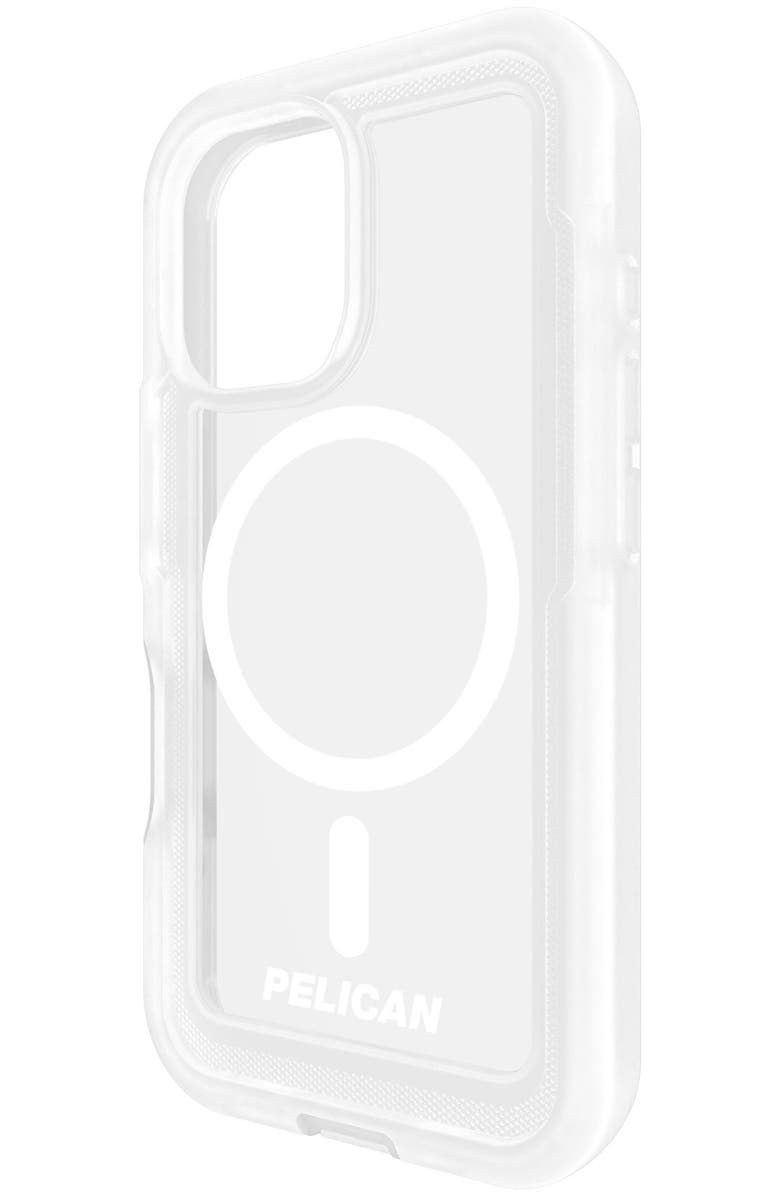 Pelican Voyager MagSafe Case with Holster for Apple iPhone 16, Alternate, color, Clear