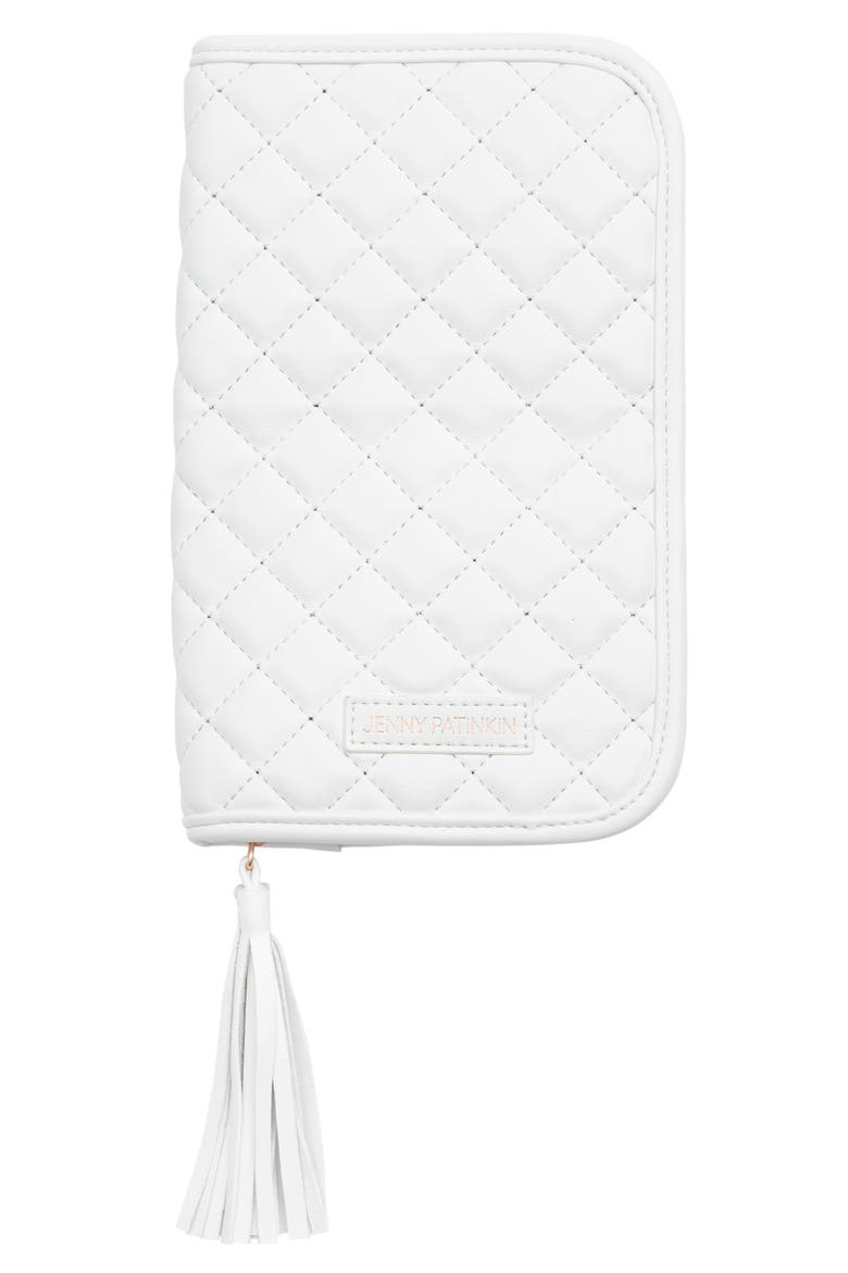 Two-Way Makeup Brush Case, Main, color, OFF WHITE