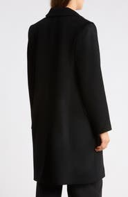 Fleurette Wool Blend Notch Collar Coat