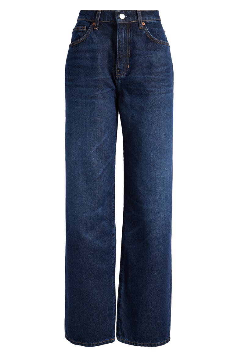 Val Baggy Distressed Straight Leg Jeans, Alternate, color, AHURANI