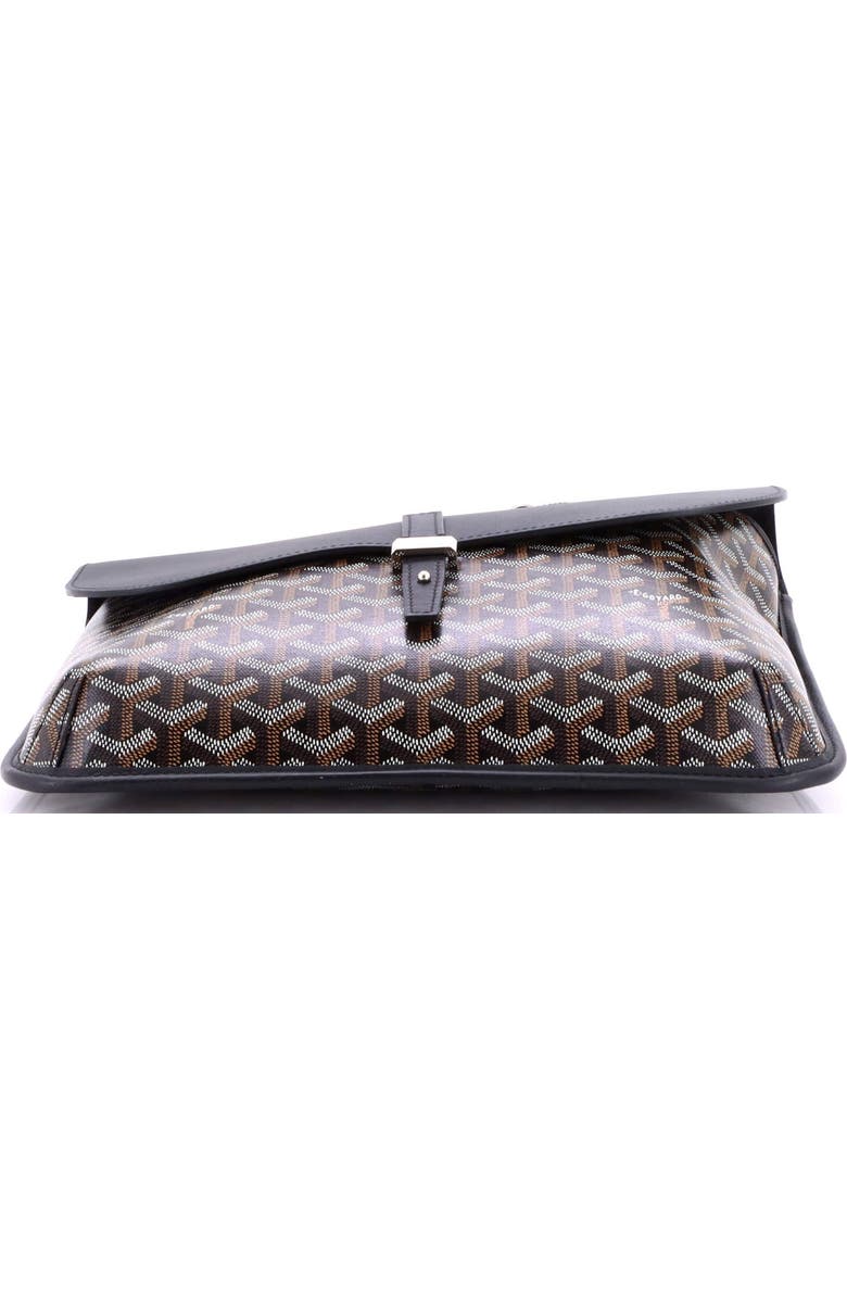 Pre-Owned Goyard Coursier Messenger Bag Coated Canvas and Leather, Alternate, color, Black