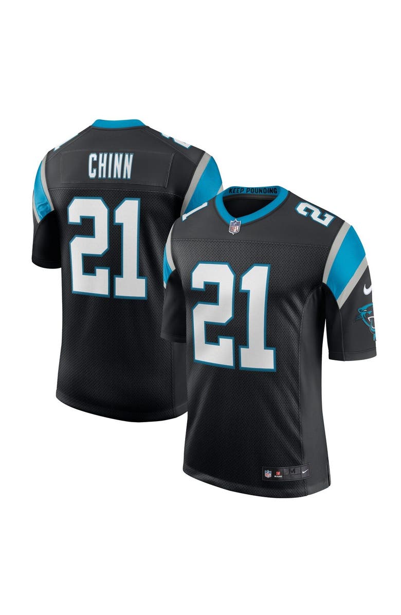 Nike Men's Nike Jeremy Chinn Black Carolina Panthers Vapor Limited Jersey, Main, color, 