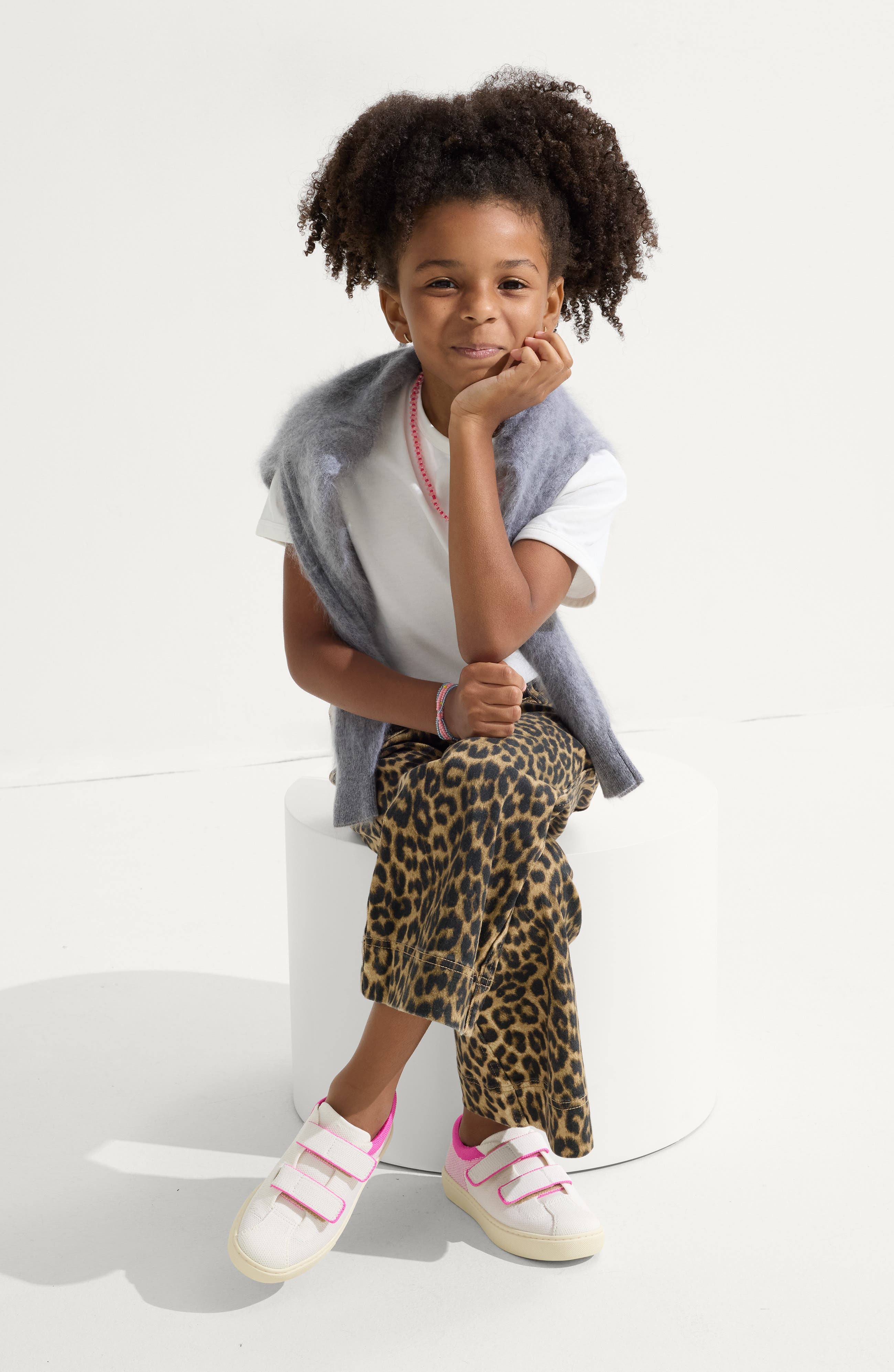 Kids' The Kids Strap Sneaker, Alternate, color, PINK TAFFY