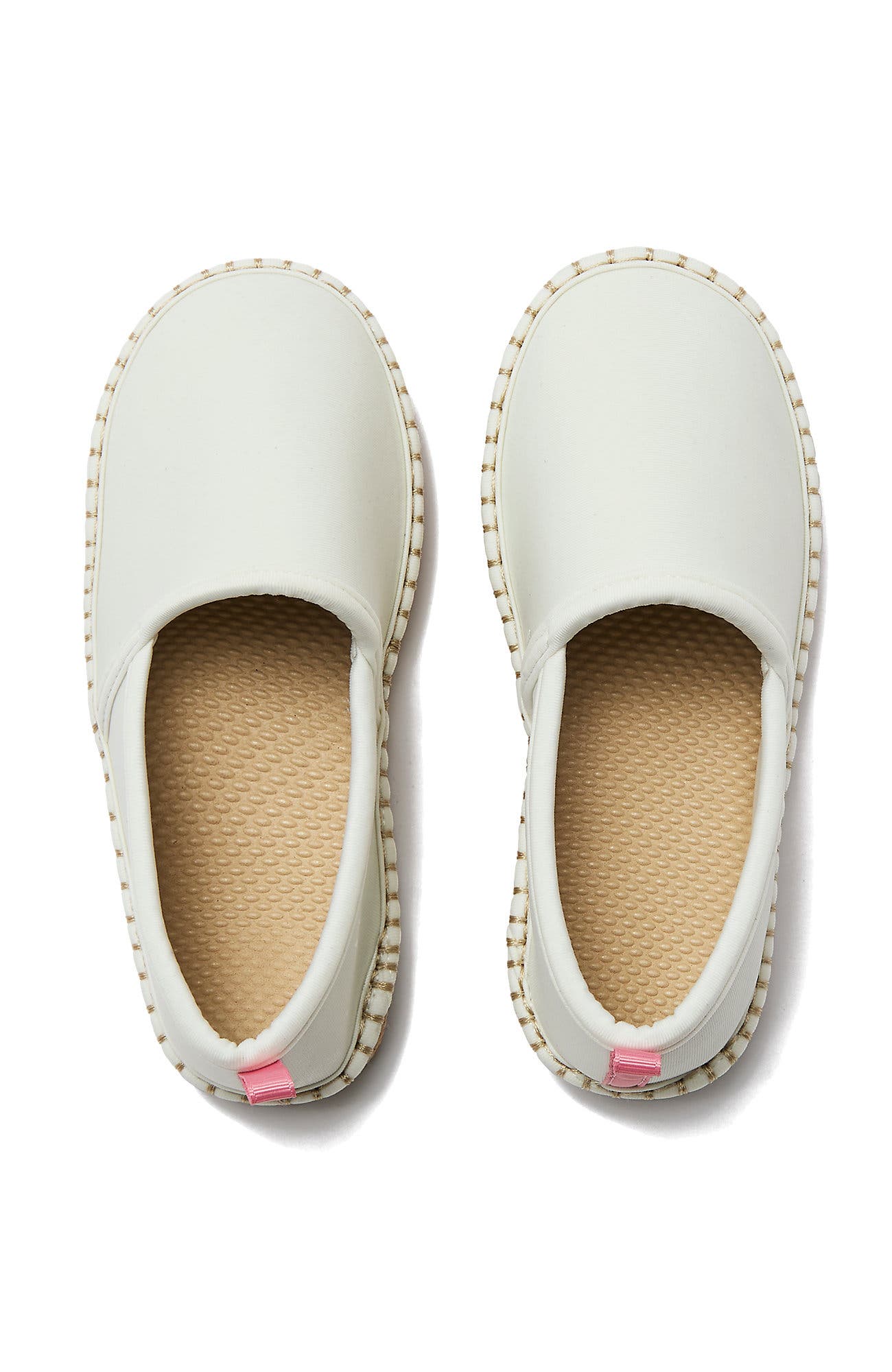 Lands' End Kids Espadrille Beach and Water Shoes, Alternate, color, White