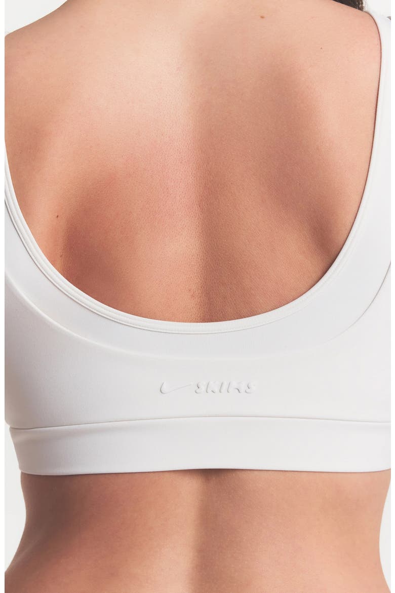 Matte Double Strap Scoop Bra, Alternate, color, NSKM ACTV IVORY