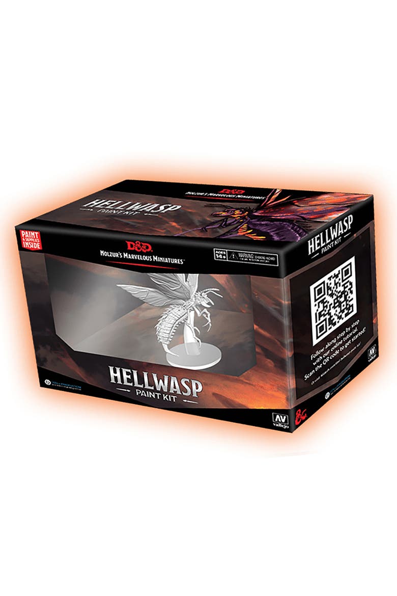 D&D Nolzur's Marvelous Miniatures, HELLWASP Paint Kit, Alternate, color, Multicolored