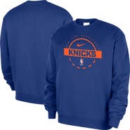 Nike Men's Nike  Blue New York Knicks 2025/26 Authentic Practice Club Sweatshirt
