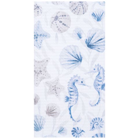 27" x 18" Under the Sea Kitchen and Bathroom Graphic Print Hand Towel