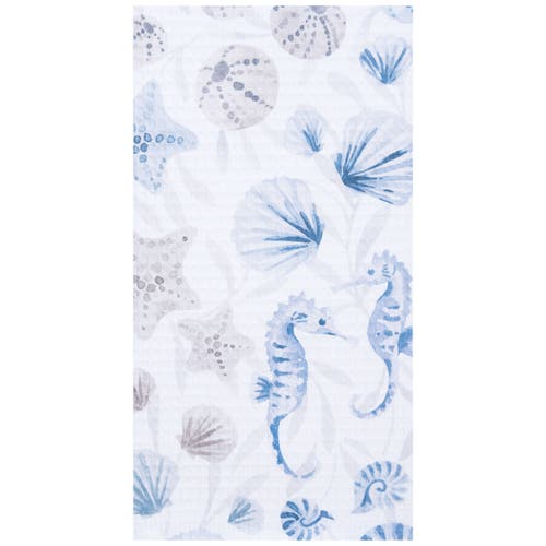 C & F Home C&f Home 27" X 18" Under The Sea Kitchen And Bathroom Graphic Print Hand Towel In Blue