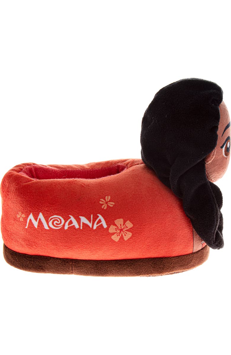 Disney Moana Slippers Girls, Alternate, color, Orange Brown