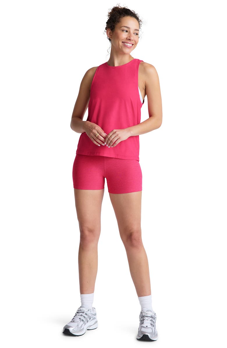 Beyond Yoga Featherweight Rebalance Tank, Alternate, color, Vivid Pink Heather