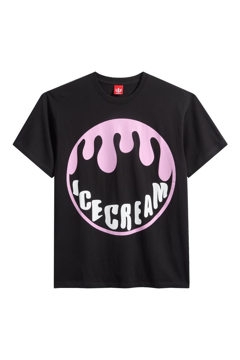 Drippy Graphic T-Shirt, Alternate, color, BLACK