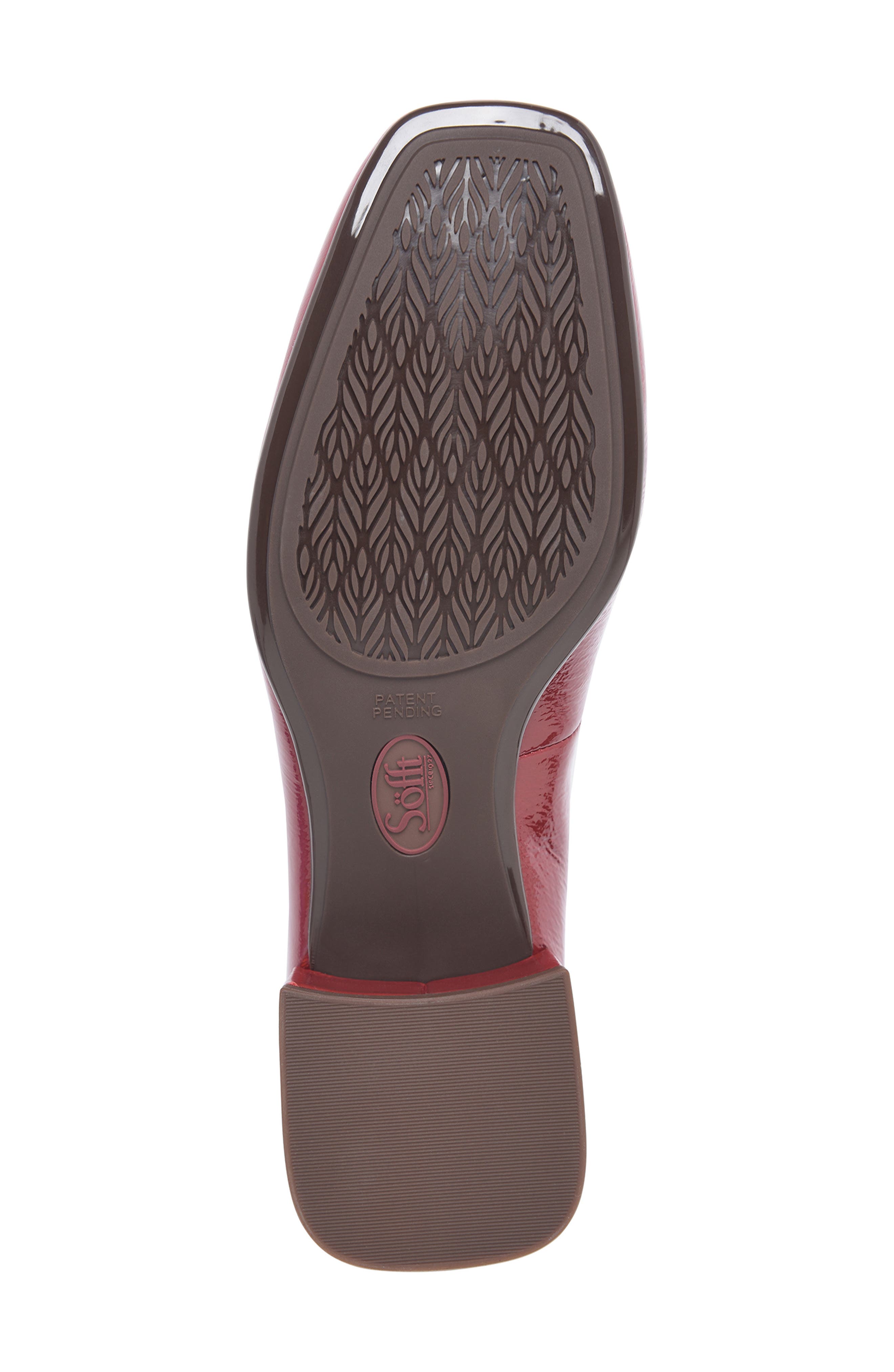 Beatrice Water Resistant Bootie, Alternate, color, RED PATENT