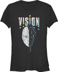 VisionQuest Junior's Circuit Face Short Sleeve T-Shirt