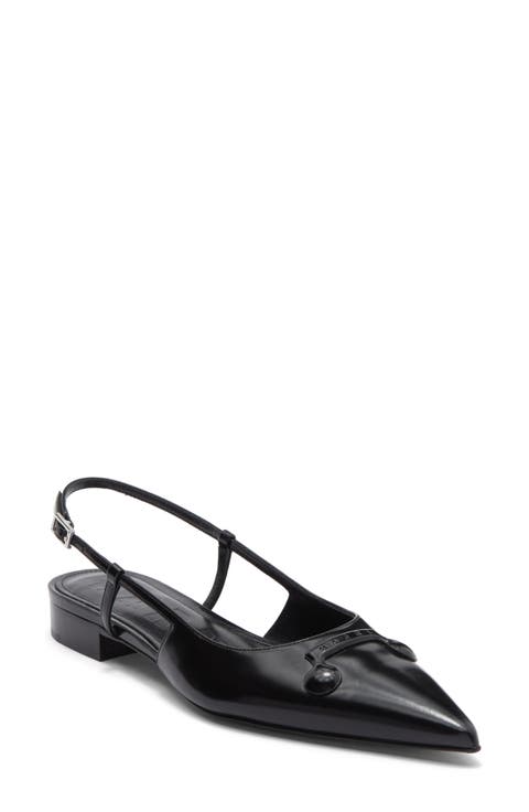 Trunkaroo Pointed Toe Slingback Flat (Women)