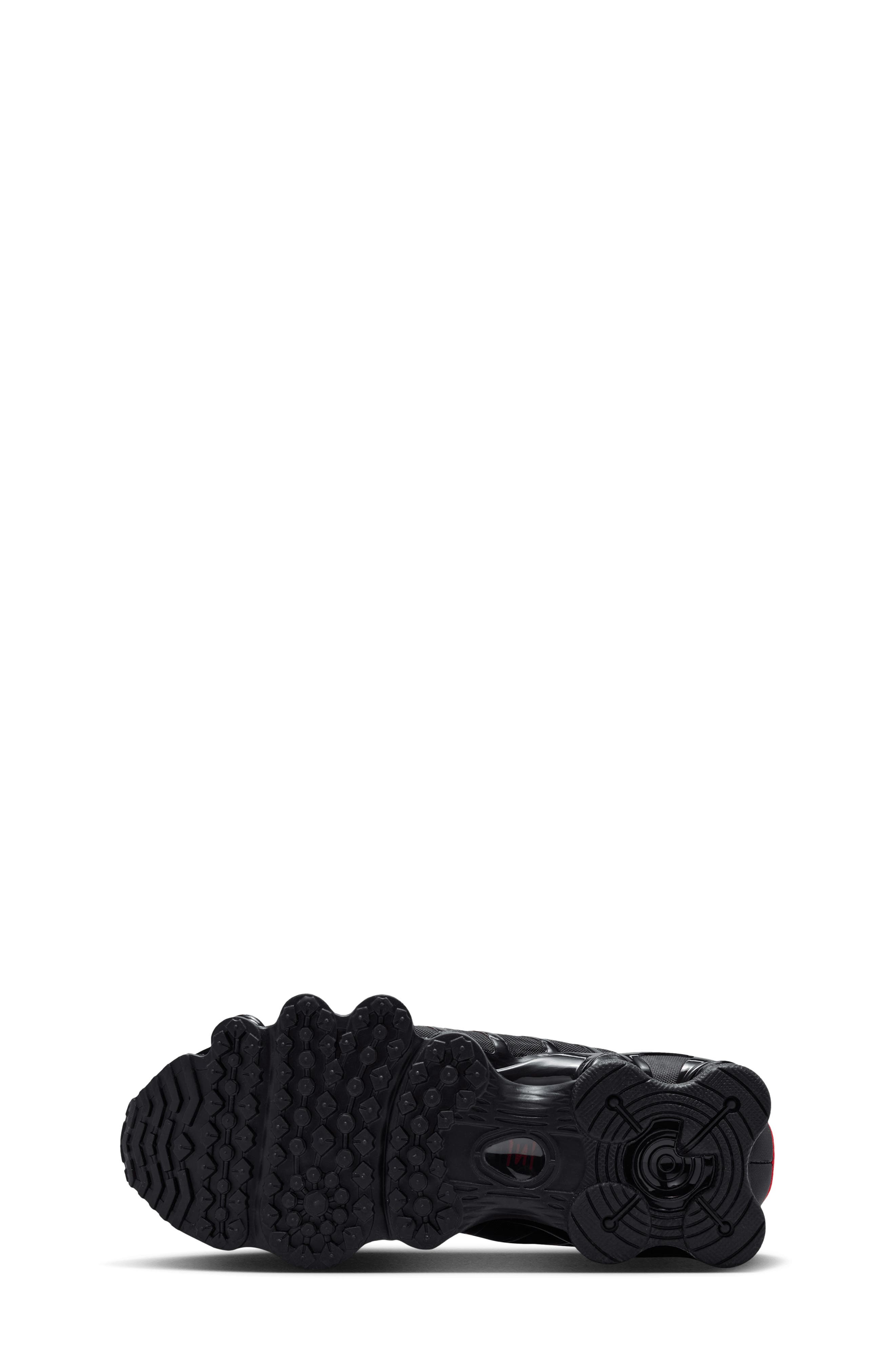 Nike Kids' Shox TL Sneaker, Alternate, color, Black/ Black/ Light Crimson